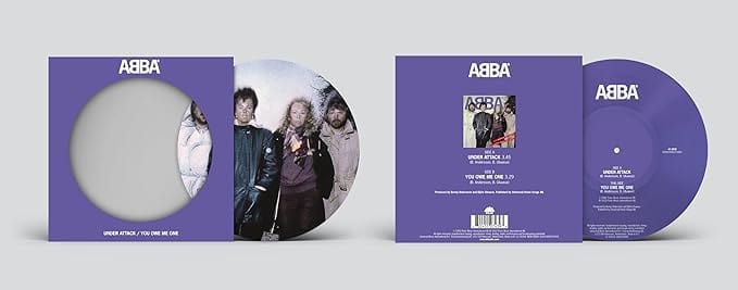 Under Attack/You Owe Me One (Picture Disc) - ABBA [7" Colour Vinyl]