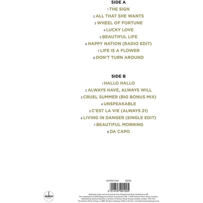 Gold - Ace Of Base [Colour Vinyl]