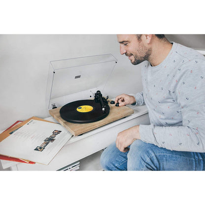 Lenco LBT-188 - Bluetooth Turntable (Pine) [Tech & Turntables]