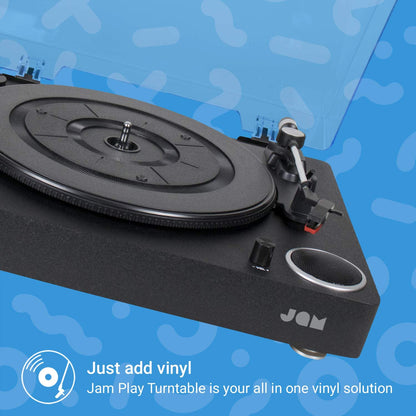 JAM Sound Plus- Turntable - (Black) [Tech & Turntables]