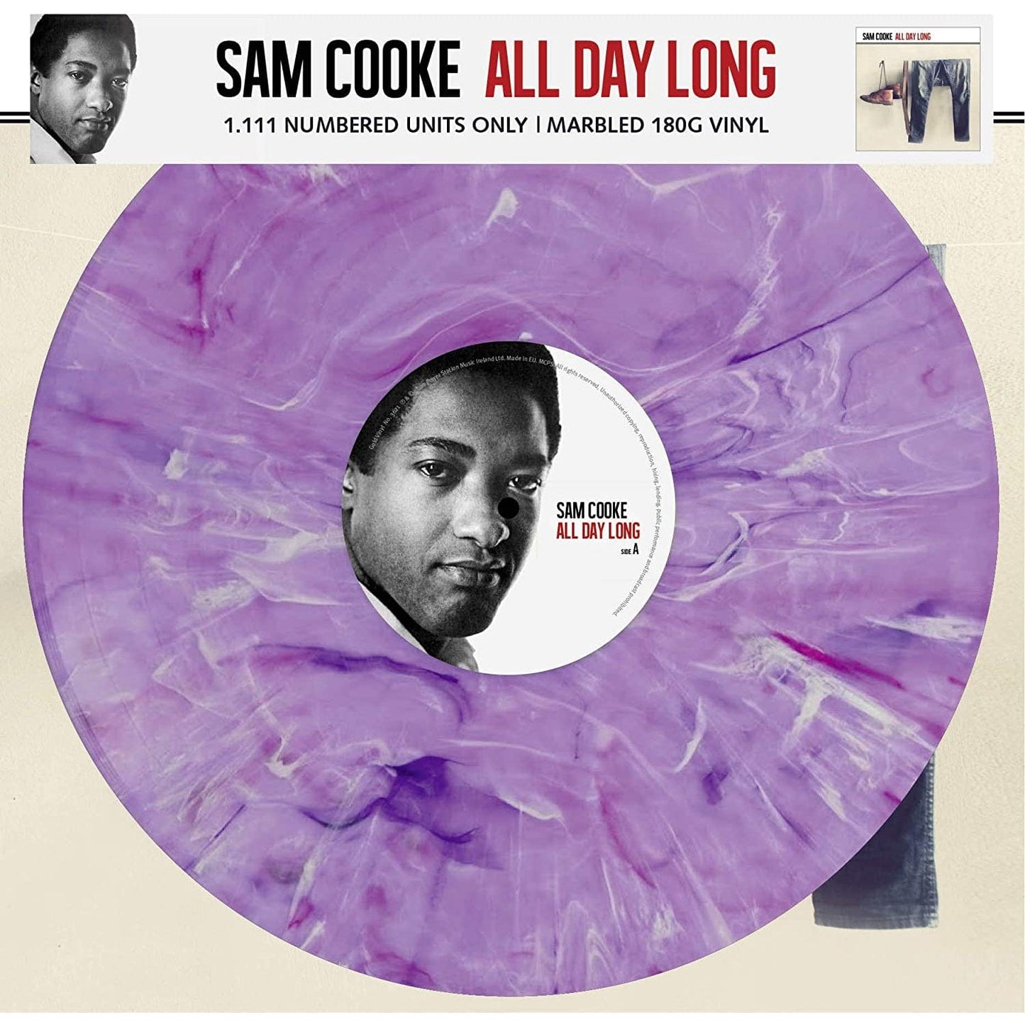 Sam Cooke (Marble Effect Edition) - All Day Long [Colour Vinyl]