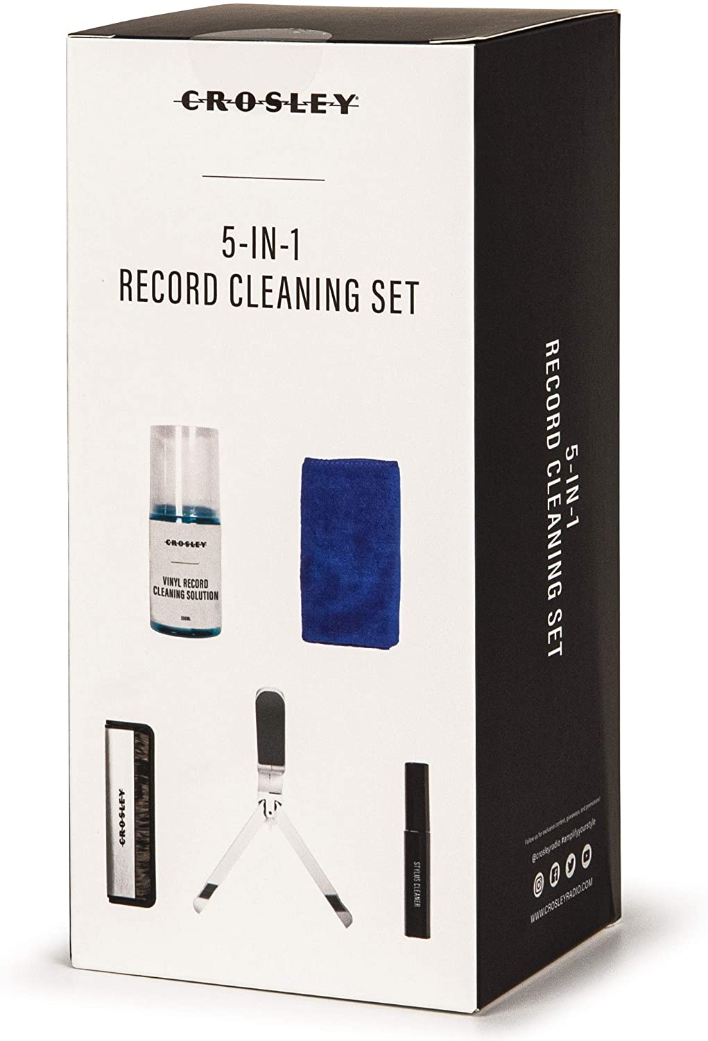 Crosley AC1024A 5-in-1 Record Cleaning Kit  [Accessories]