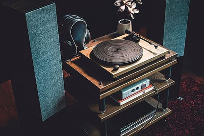 Audio-Technica AT-LPW40WN Turntable Manual Belt Drive Wood Base Walnut [Tech & Turntables]