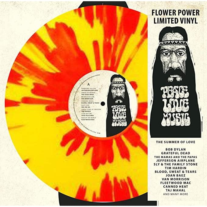 Peace Love Music :- Various Artists [Colour Vinyl]
