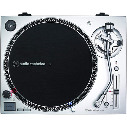 Audio-Technica AT-LP120XUSB Direct Drive Turntable (Silver) [Tech & Turntables]