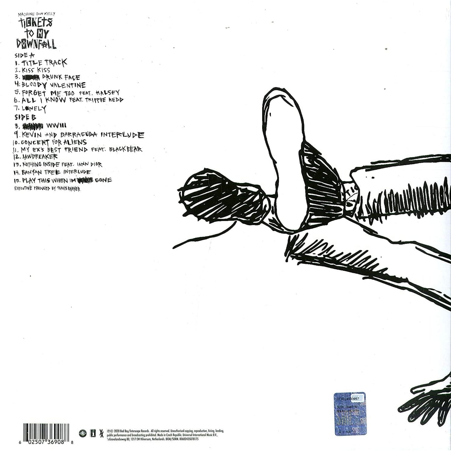 Tickets to My Downfall:   - Machine Gun Kelly [VINYL]