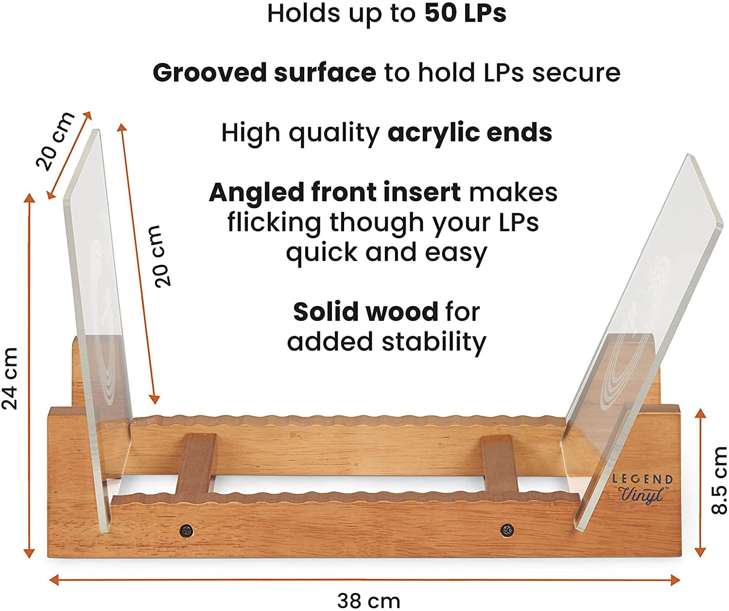 Legend Vinyl Record Display Shelf Unit [Accessories]