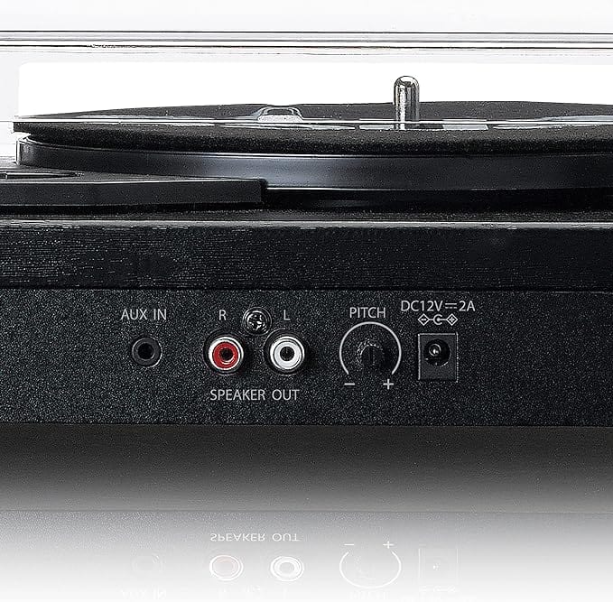 Lenco LS-101 Turntable and Hi-Fi Speakers - Black [Tech & Turntables]