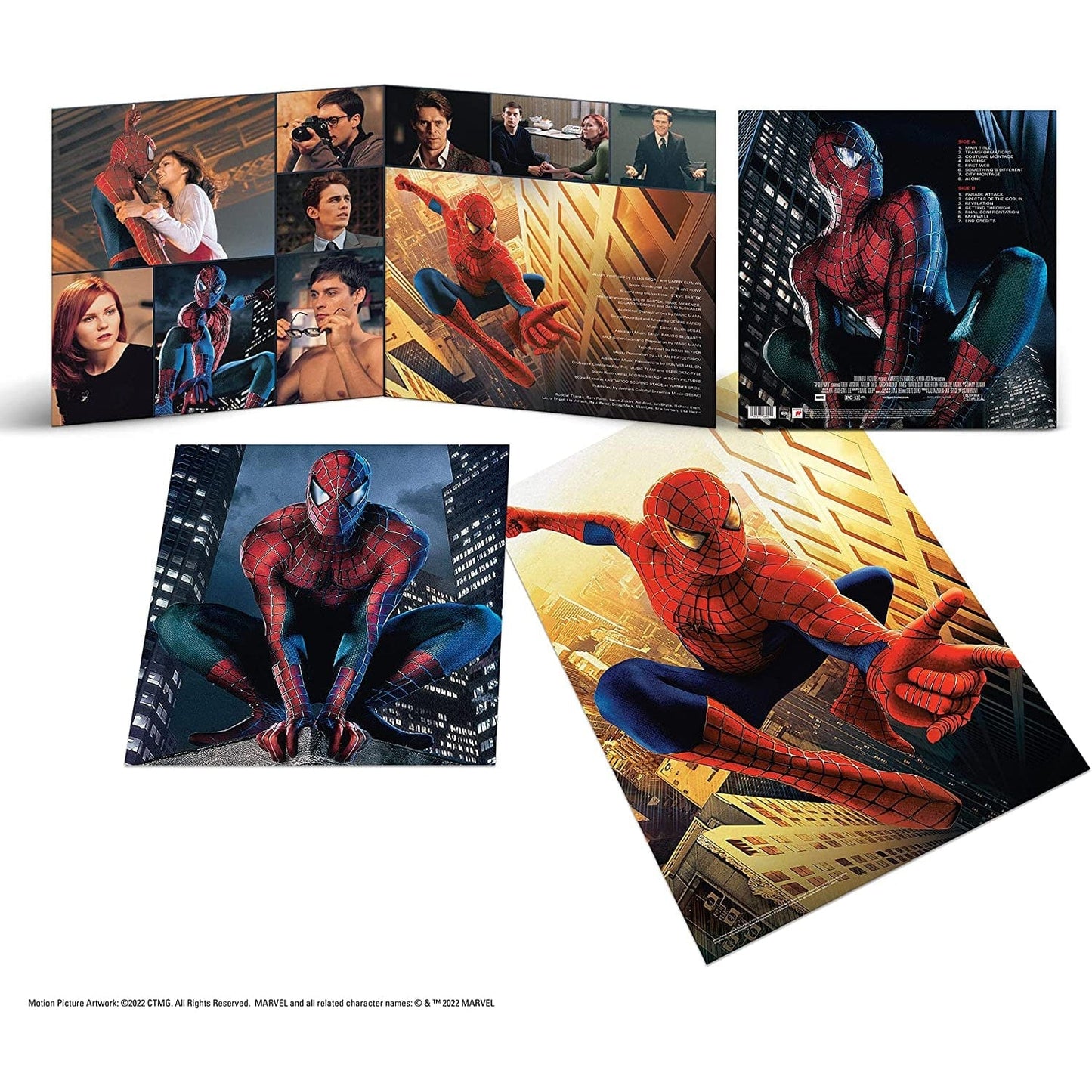 Spider-Man (Gold Edition) Soundtrack  - Danny Elfman [Colour Vinyl]