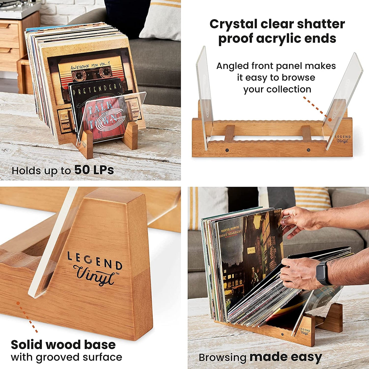 Legend Vinyl Record Display Shelf Unit [Accessories]