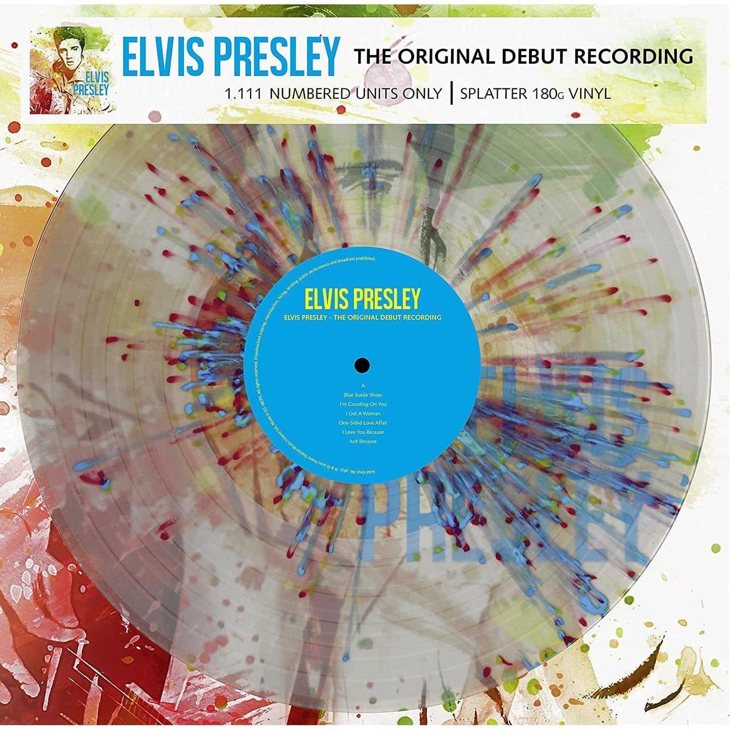 The Original Debut Recording (Splatter  Edition) - Elvis Presley [Colour Vinyl]