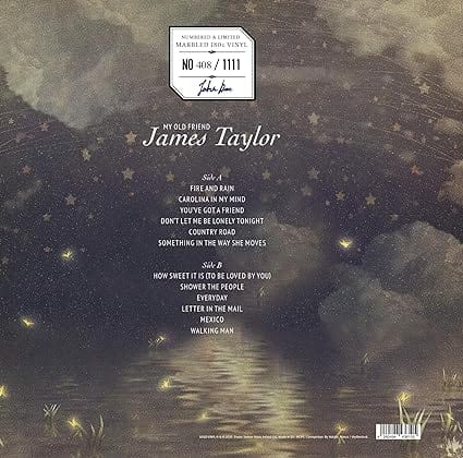 My Old Friend:   - James Taylor [Colour Vinyl]