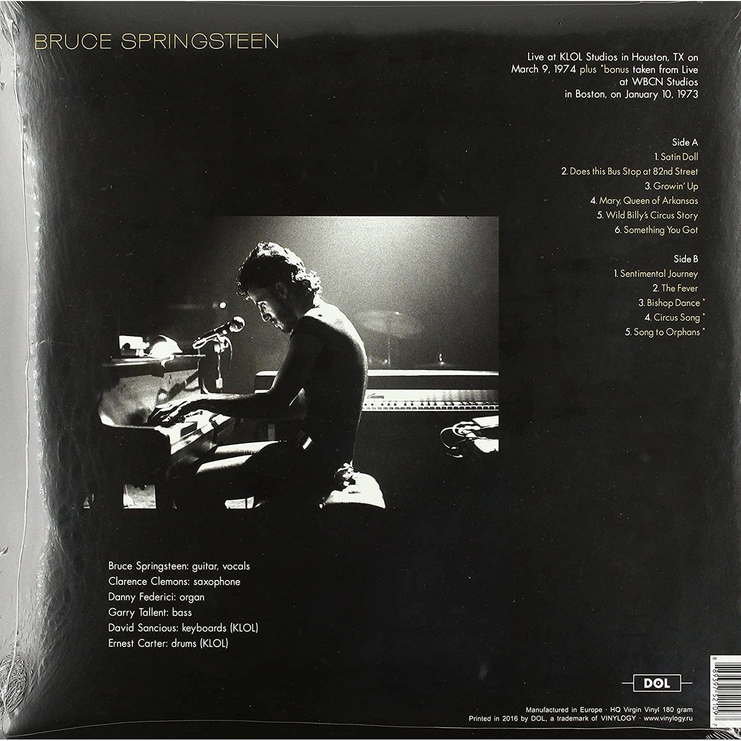 BRUCE SPRINGSTEEN - FM STUDIO73 [Colour Vinyl]