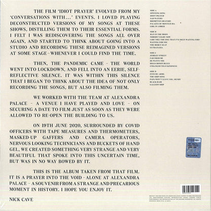 Nick Cave - Idiot Prayer: Live Alone At Alexandra Palace