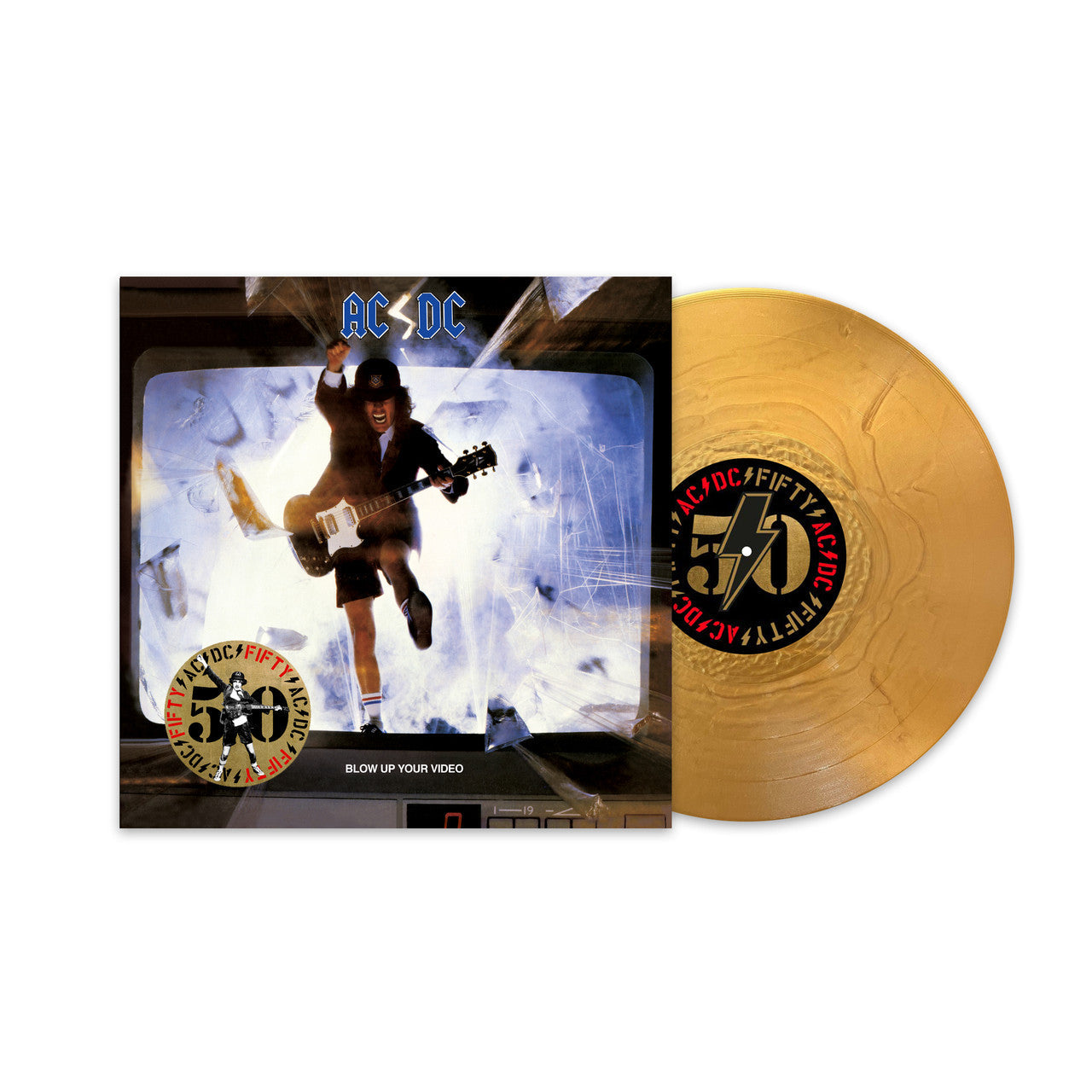 Blow UP Your Video (50th Anniversary Gold Edition): - AC/DC [Colour Vinyl]