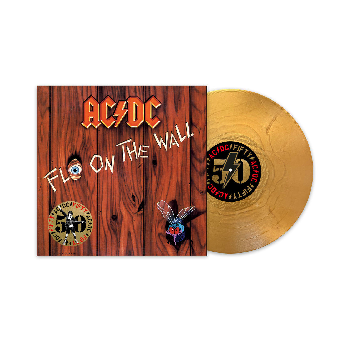 Fly On The Wall (50th Anniversary Gold Edition): - AC/DC [Colour Vinyl]