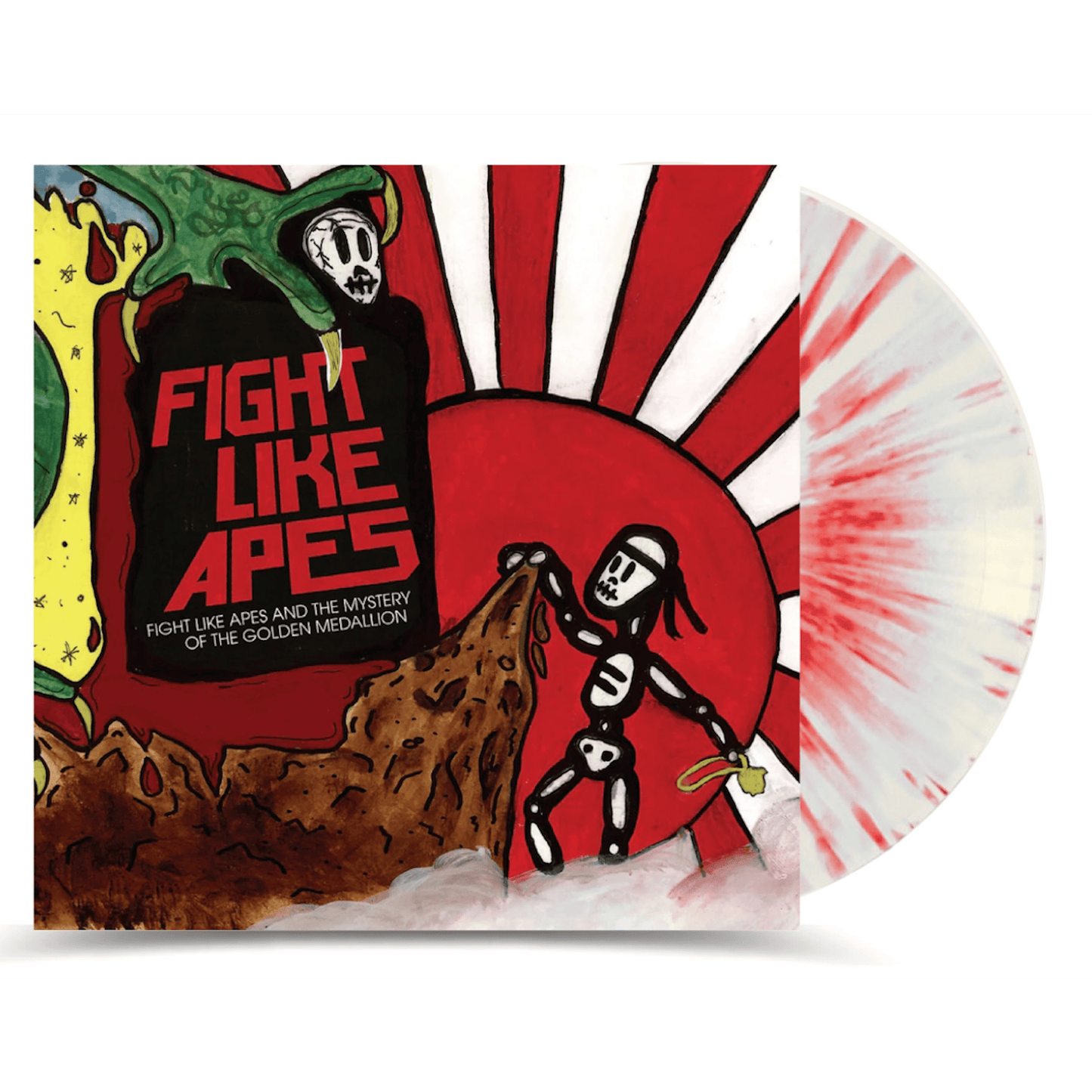Fight Like Apes - And The Mystery Of The Golden Medallion [Red & White Splatter Vinyl]