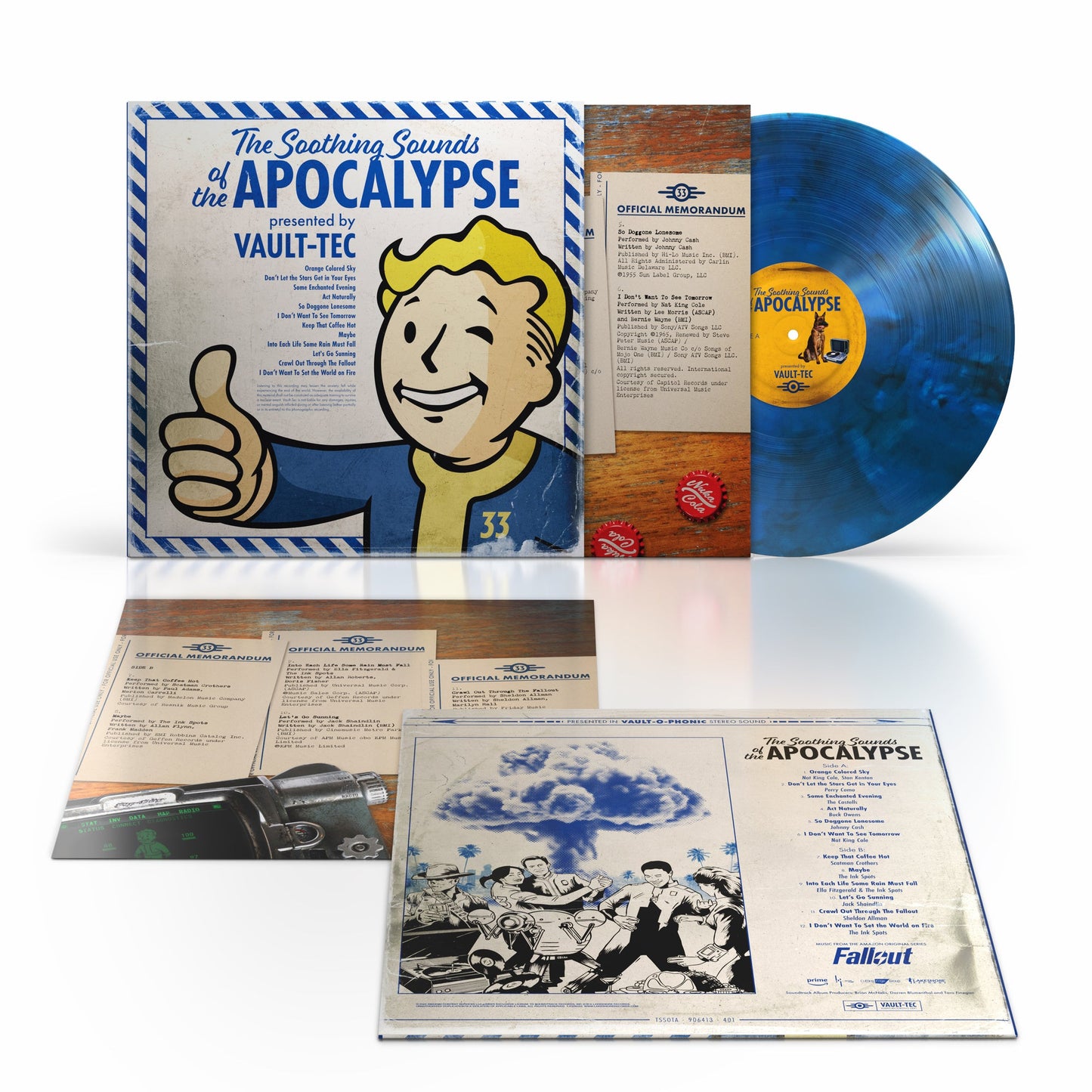 Fallout: The Soothing Sounds Of The Apocalypse (Blue Smoke Edition) - Various Artists [Colour Vinyl]