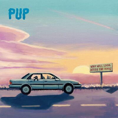 Who Will Look After the Dogs? (Black Smoke with Black, Pink & Purple Splatter) - PUP [Colour Vinyl]