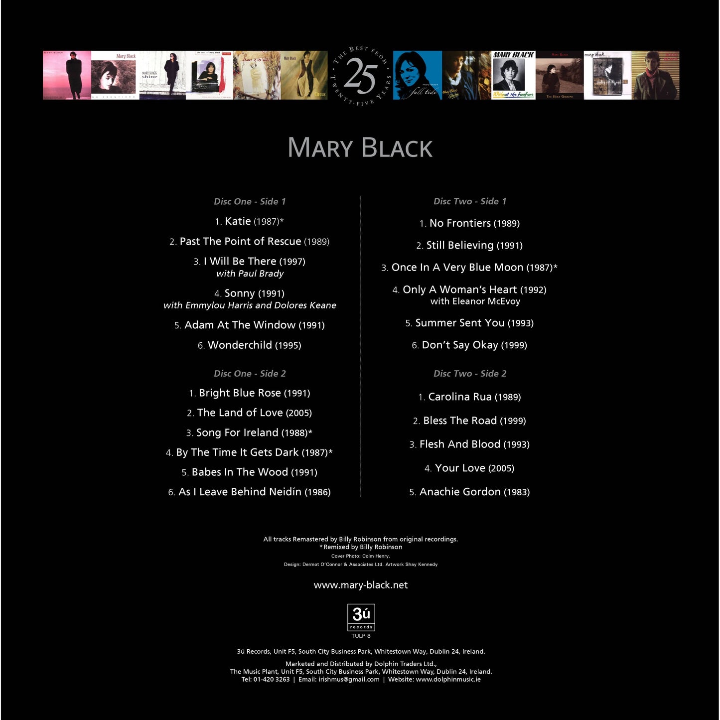 The Best from Twenty-five Years - Mary Black [VINYL]