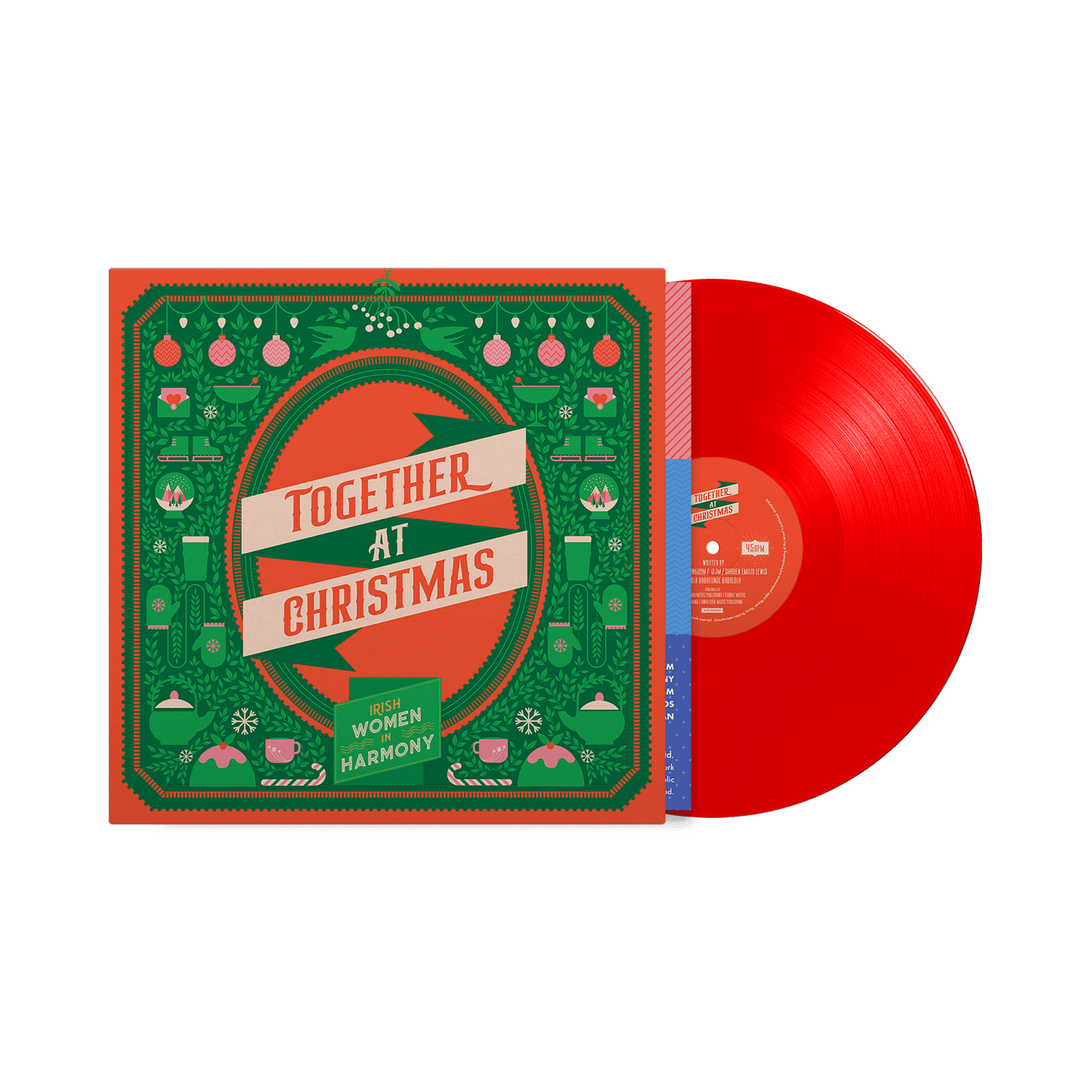 Irish Women In Harmony (Limited Edition Festive Red Vers.) - Together At Christmas [Colour Vinyl]