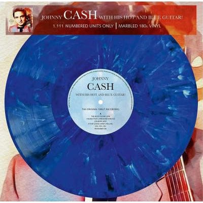 With His Blue Guitar: - Johnny Cash [Colour Vinyl]