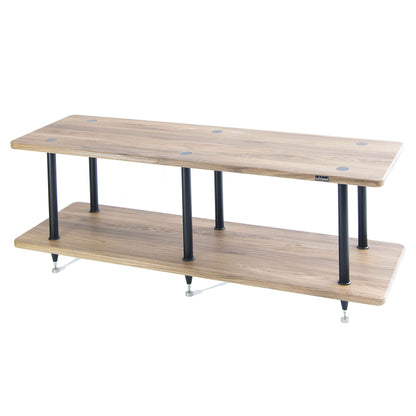 Solidsteel: Solidsteel: VL-2 Turntable Shelf + Vinyl Record Storage - Walnut