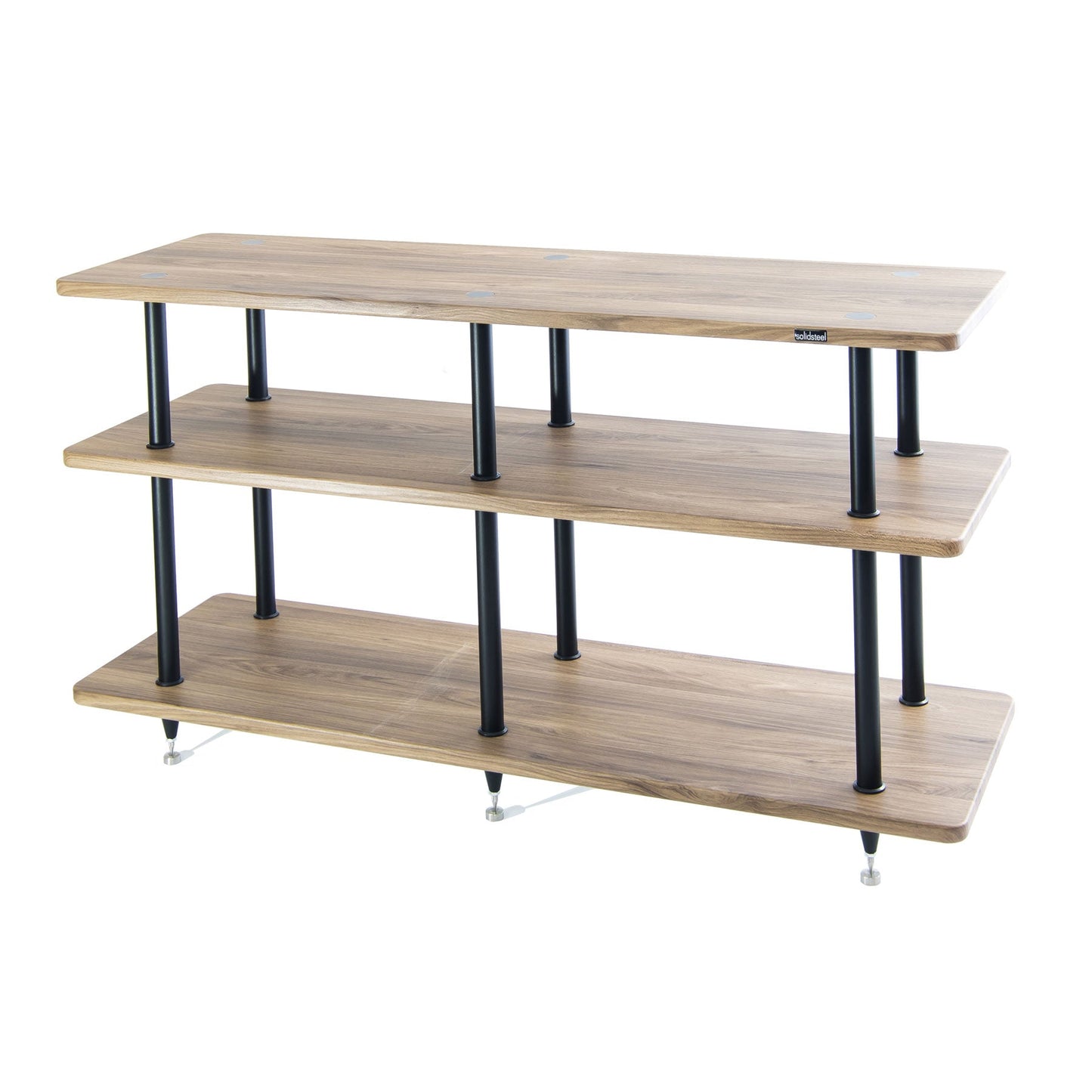 Solidsteel: VL-3 Turntable Shelf + Vinyl Record Storage - Walnut