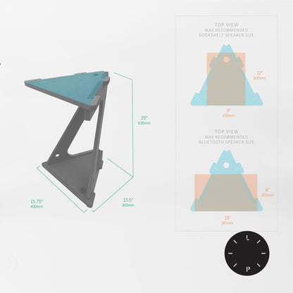 Line Phono: Speaker Stand for Bookshelf Speakers / Sonos